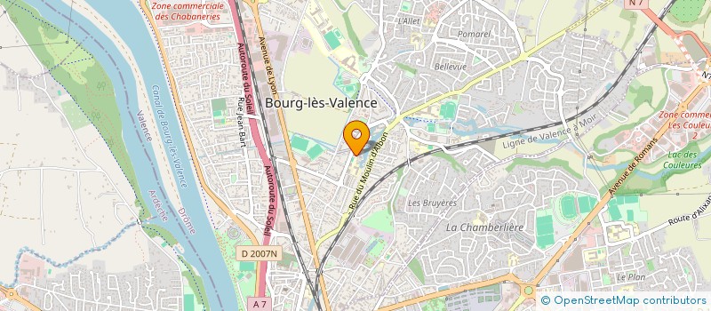 localisation de l'entreprise 512 153 255 à MONTELEGER
