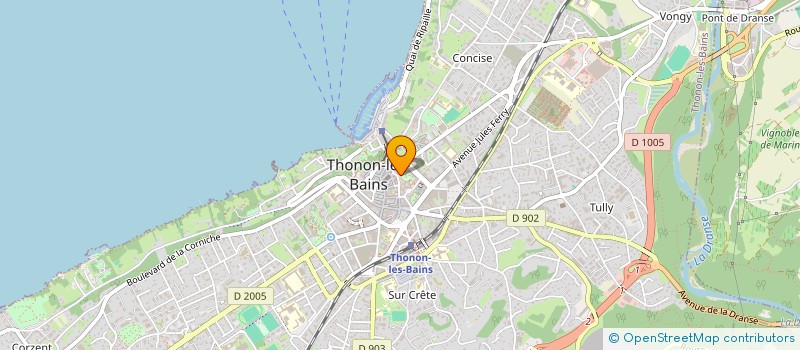 localisation de l'entreprise 512 156 209  à THONON-LES-BAINS