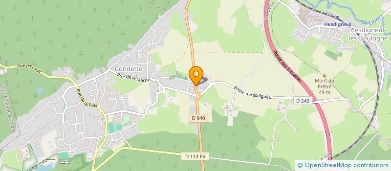 localisation de l'entreprise 512 161 290   LACRES