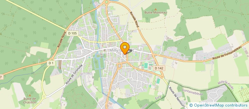 localisation de l'entreprise 512 175 340 à MILLY-LA-FORET