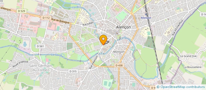 localisation de l'entreprise 512 181 744 à ALENCON