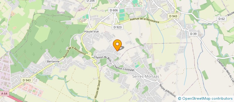 localisation de l'entreprise 512 185 257   LONS