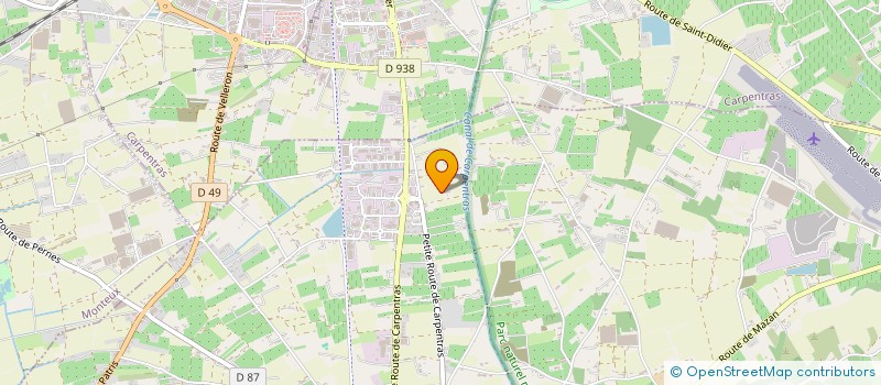 localisation de l'entreprise 512 219 650   PERNES-LES-FONTAINES