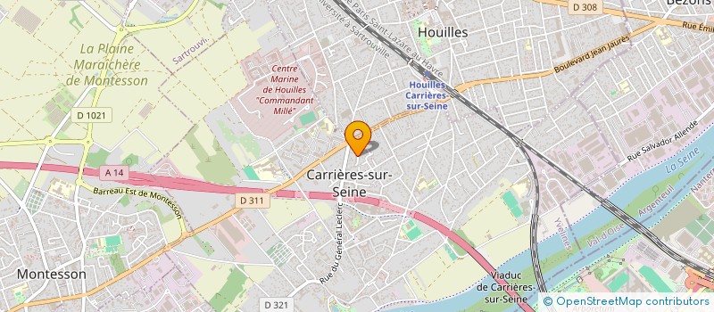localisation de l'entreprise 512 224 809 à CLICHY
