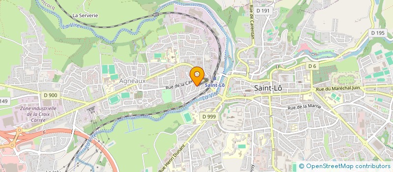 localisation de l'entreprise 512 233 990 à SAINT-LO