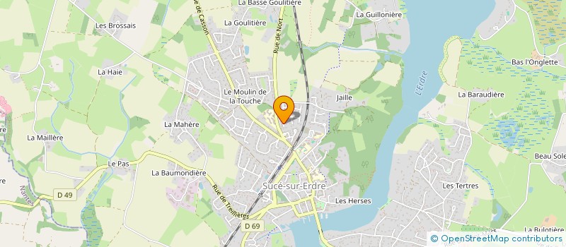 localisation de l'entreprise 512 245 093   SUCE-SUR-ERDRE