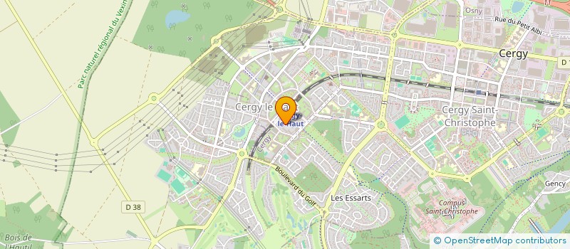 localisation de l'entreprise 512 254 889   CERGY