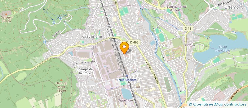 localisation de l'entreprise 512 267 956 à BAVILLIERS