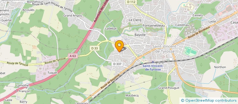 localisation de l'entreprise 512 273 293   SAINT-VINCENT-DE-TYROSSE