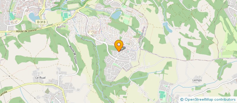 localisation de l'entreprise 512 277 609   COLOMBIER-SAUGNIEU