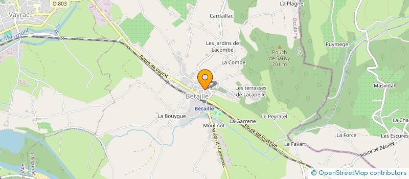 localisation de l'entreprise 512 285 370   LE VIGNON-EN-QUERCY