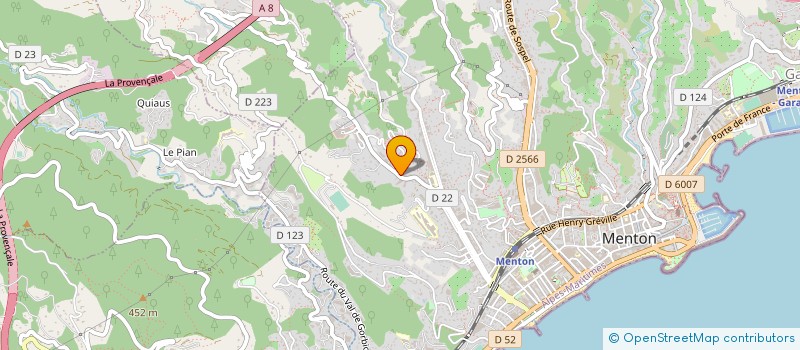 localisation de l'entreprise 512 291 790   ROQUEBRUNE-CAP-MARTIN