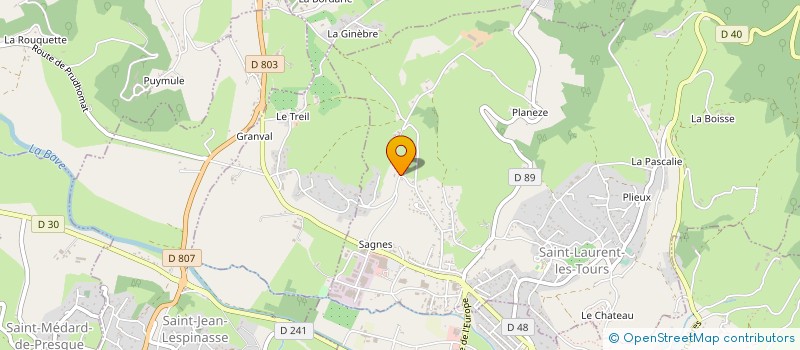 localisation de l'entreprise 512 293 291 à SAINT-LAURENT-LES-TOURS