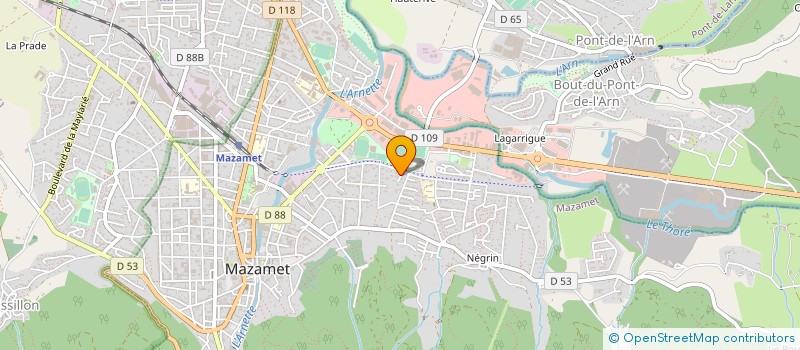 localisation de l'entreprise 512 309 204   MAZAMET