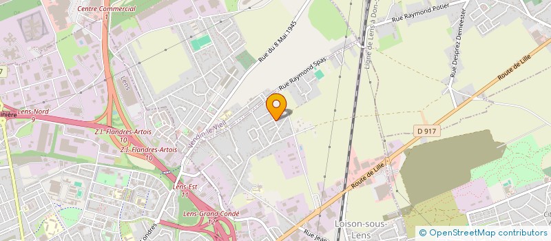 localisation de l'entreprise 512 344 276   LOISON-SOUS-LENS