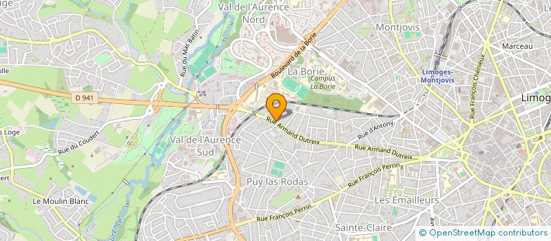 localisation de l'entreprise 512 358 730 à LIMOGES