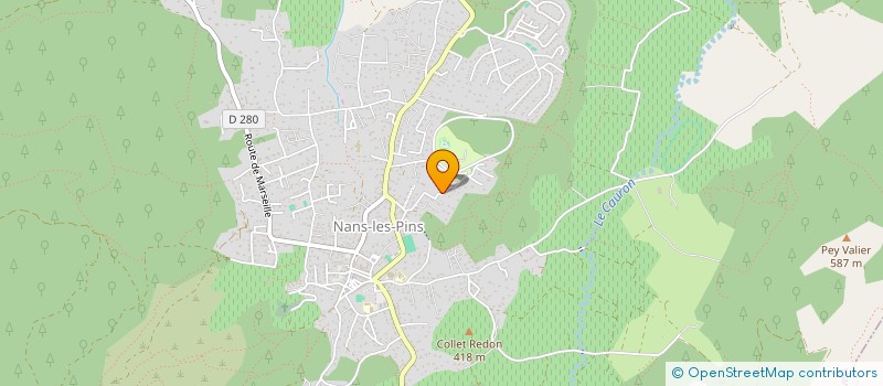 localisation de l'entreprise 512 375 668   NANS-LES-PINS