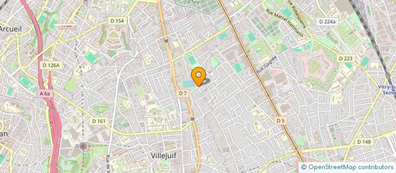 localisation de l'entreprise 512 381 864   VILLEJUIF