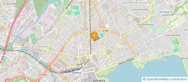 localisation de l'entreprise 512 385 543  à ANNECY