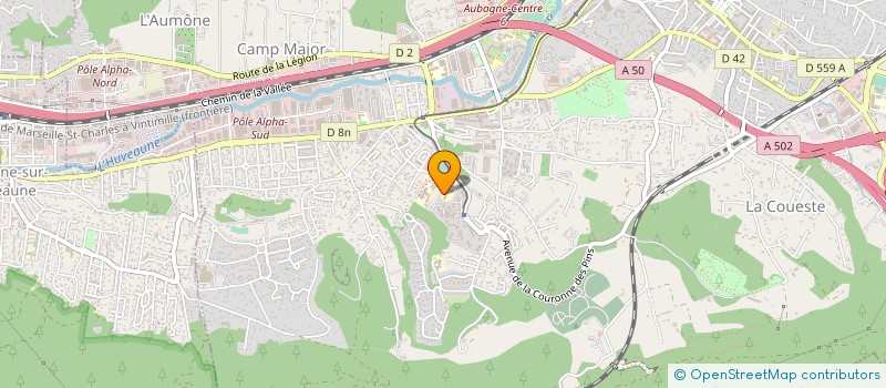 localisation de l'entreprise 512 400 615   AUBAGNE