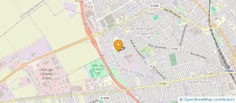 localisation de l'entreprise 512 404 500   SAINTE SAVINE