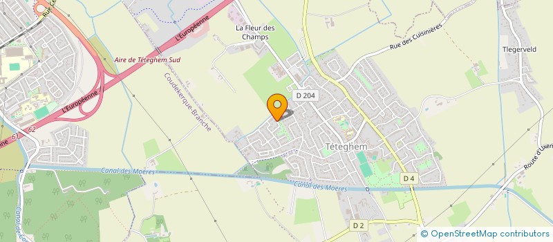 localisation de l'entreprise 512 405 325   TETEGHEM-COUDEKERQUE-VILLAGE