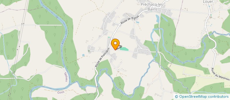 localisation de l'entreprise 512 410 234   PRECHACQ-LES-BAINS