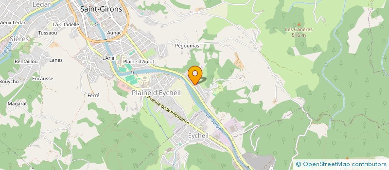 localisation de l'entreprise 512 434 630   SAINT-GIRONS