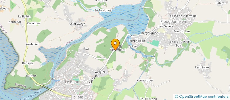 localisation de l'entreprise 512 435 090  à AURAY