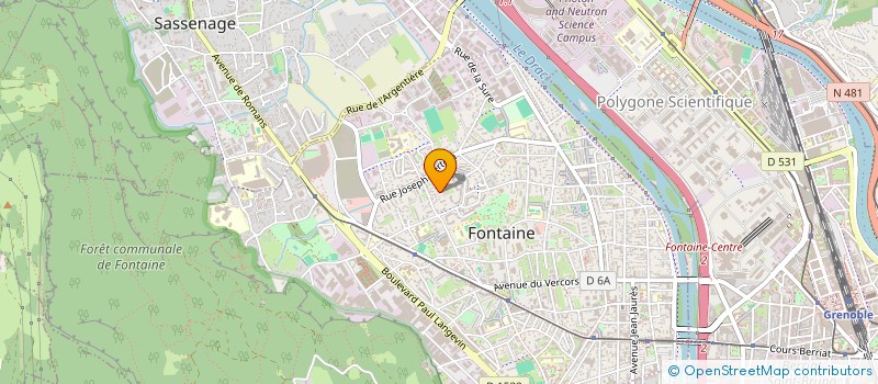 localisation de l'entreprise 512 435 595   FONTAINE