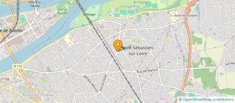 localisation de l'entreprise 512 457 136   SAINT-SEBASTIEN-SUR-LOIRE