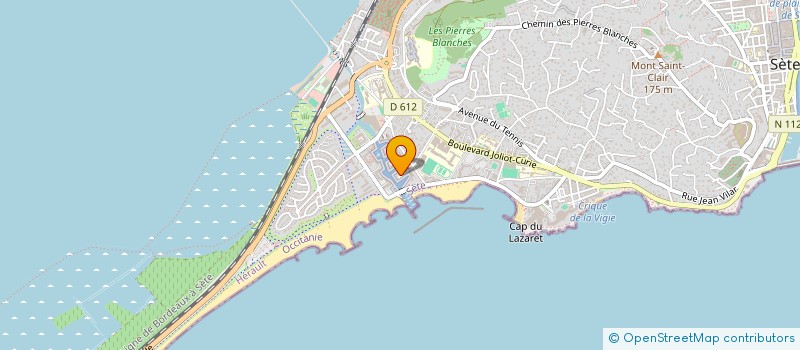 localisation de l'entreprise 512 469 883  à SETE
