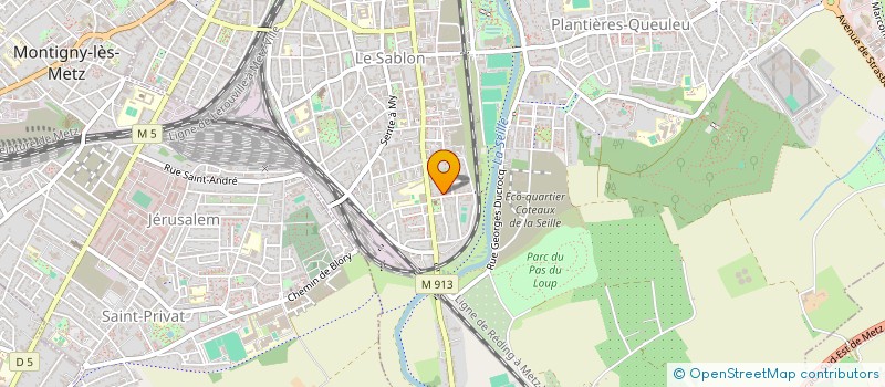 localisation de l'entreprise 512 473 620   METZ