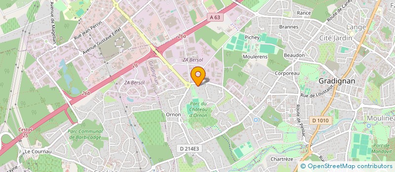 localisation de l'entreprise 512 489 600  à VILLENAVE-D'ORNON