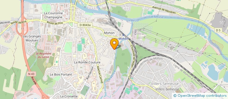 localisation de l'entreprise 512 509 498   CHARLEVILLE-MEZIERES