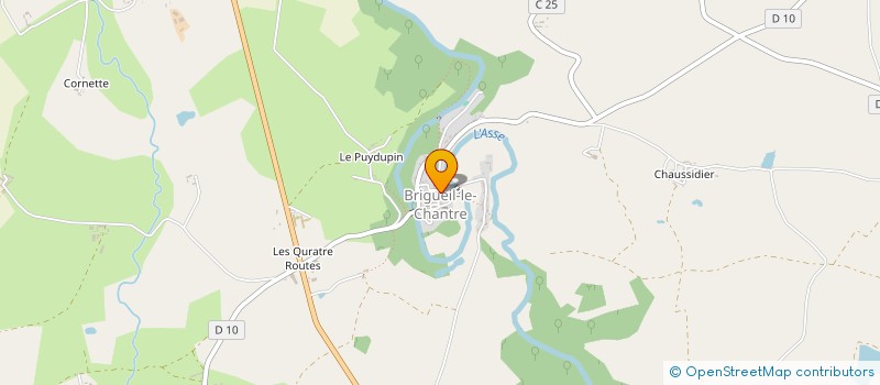 localisation de l'entreprise 512 518 929   BRIGUEIL-LE-CHANTRE