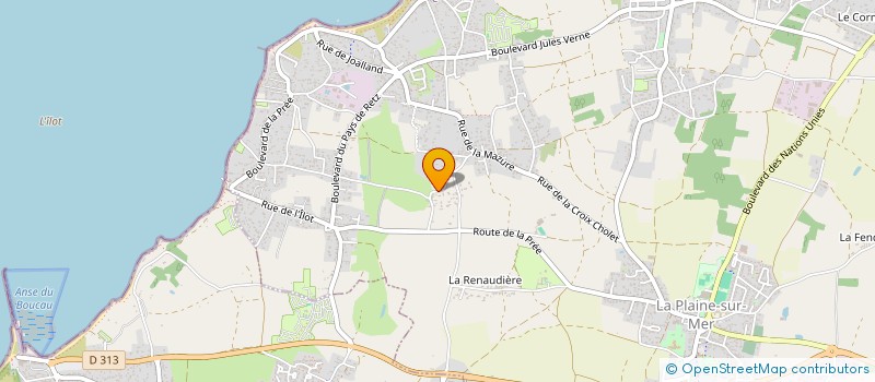 localisation de l'entreprise 512 540 618  à LA PLAINE-SUR-MER