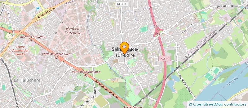 localisation de l'entreprise 512 540 964 à NANTES