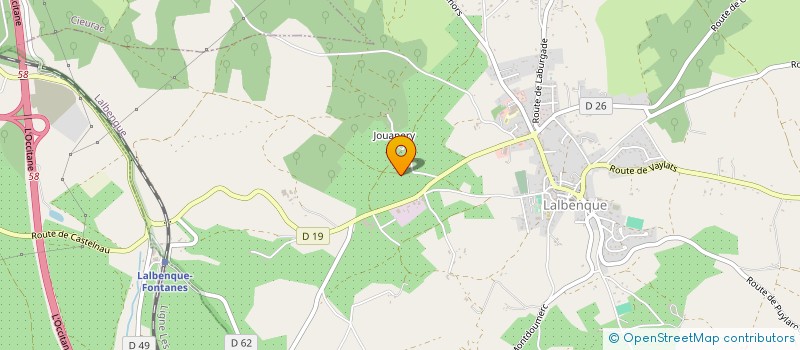 localisation de l'entreprise 512 556 382   BELFORT-DU-QUERCY