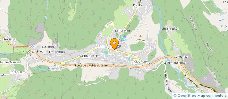 localisation de l'entreprise 512 560 632   SAINT-JEOIRE