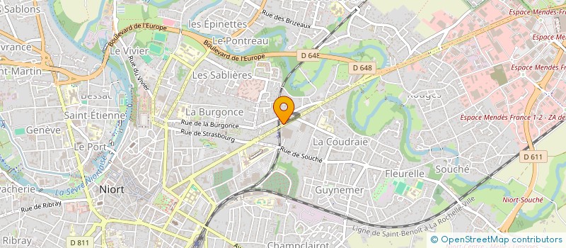 localisation de l'entreprise 512 578 899   NIORT