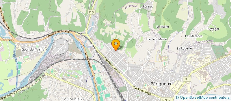 localisation de l'entreprise 512 586 645 à PERIGUEUX