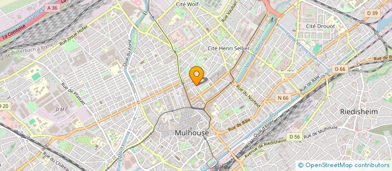 localisation de l'entreprise 512 608 001   MULHOUSE