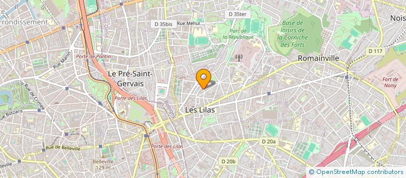 localisation de l'entreprise 512 613 555 à LES LILAS