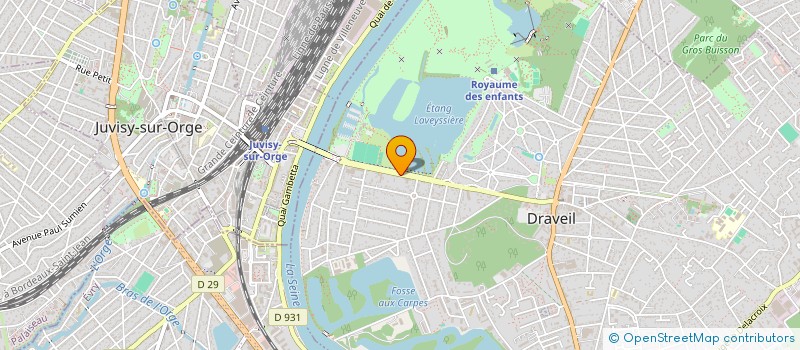 localisation de l'entreprise 512 622 457 à DRAVEIL