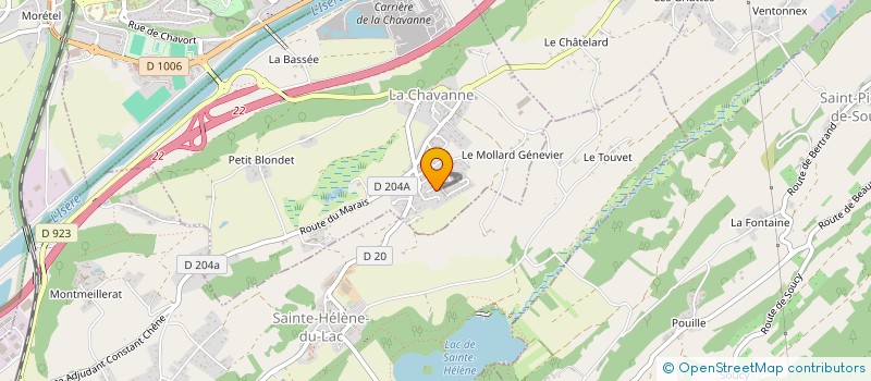 localisation de l'entreprise 512 687 641   LA CHAVANNE