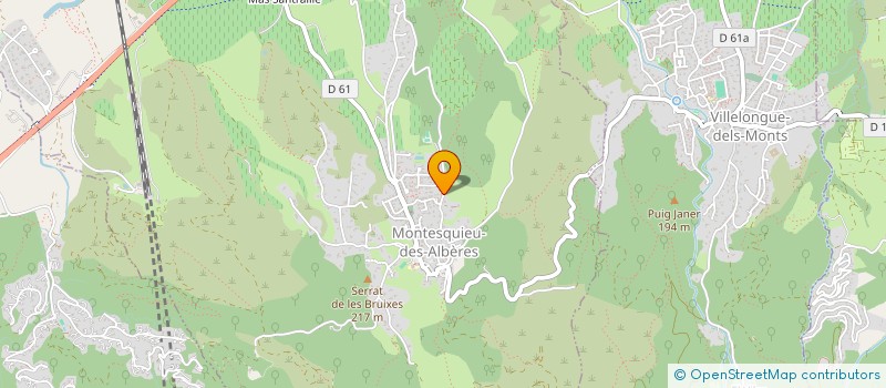 localisation de l'entreprise 512 697 616   MONTESQUIEU-DES-ALBERES