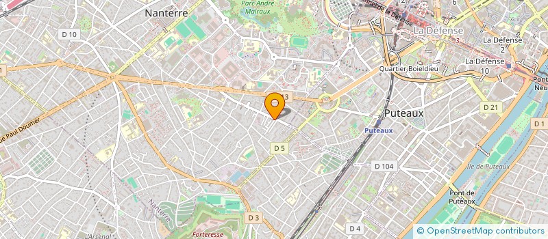 localisation de l'entreprise 512 715 590   NANTERRE