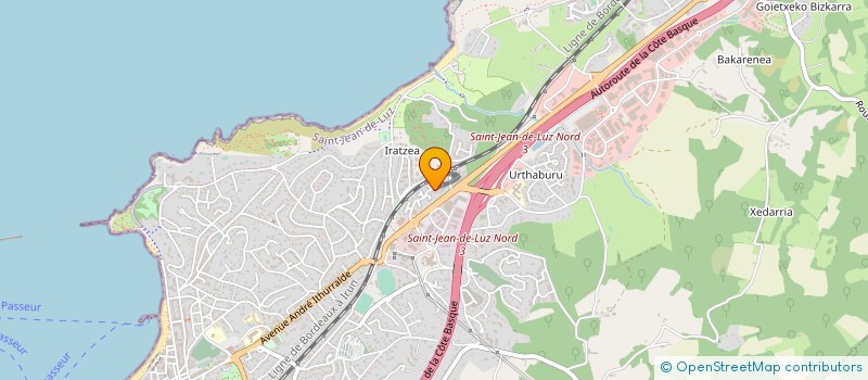 localisation de l'entreprise 512 738 840  à SAINT-JEAN-DE-LUZ