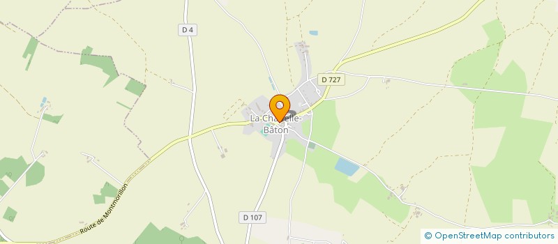 localisation de l'entreprise 512 742 602   LA CHAPELLE-BATON